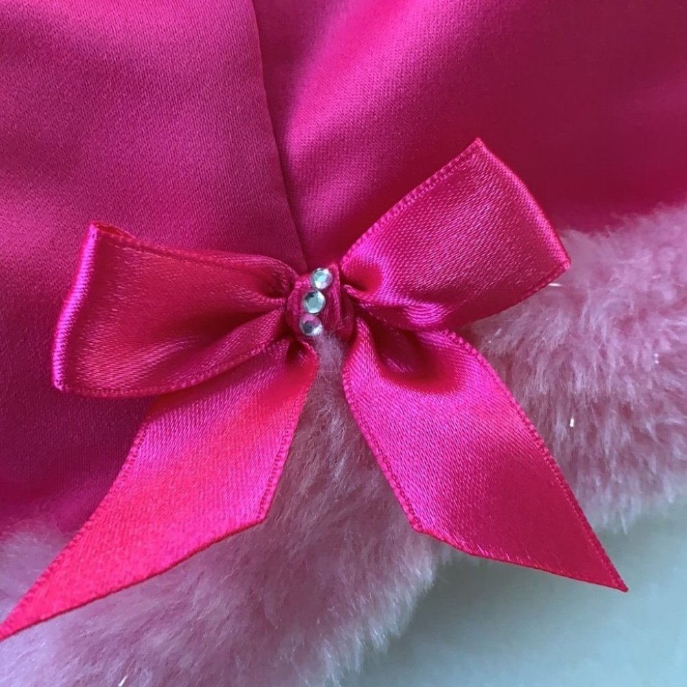 Victoria's Secret "Sexy Little Things" Limited Edition Skirt Pink Faux Fur OS - Picture 4 of 11